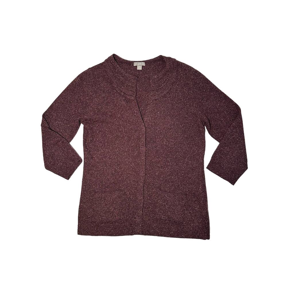 Ann Taylor Woman’s Cardigan Red Wool Blend Size XS